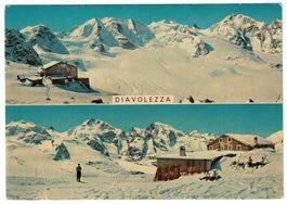 Diavolezza, Berghaus, Skigebiet, gelaufen 1963
