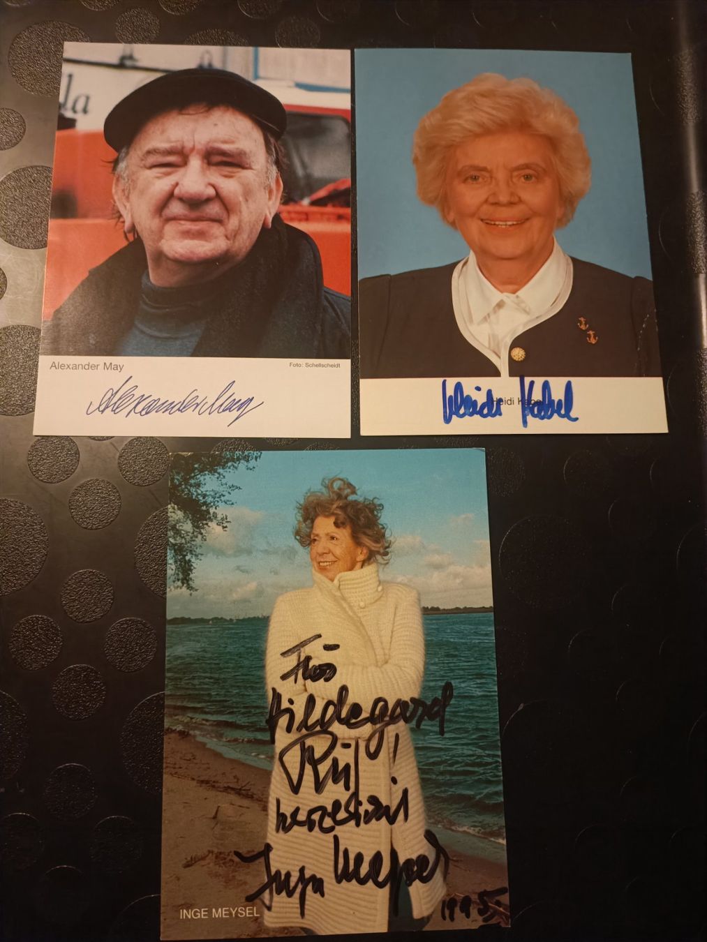 Autographes: Schauspieler verstorben Set 3 - handsigniert – D'occasion à Menziken par Artographs
