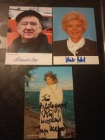 Schauspieler verstorben Set 3 - handsigniert