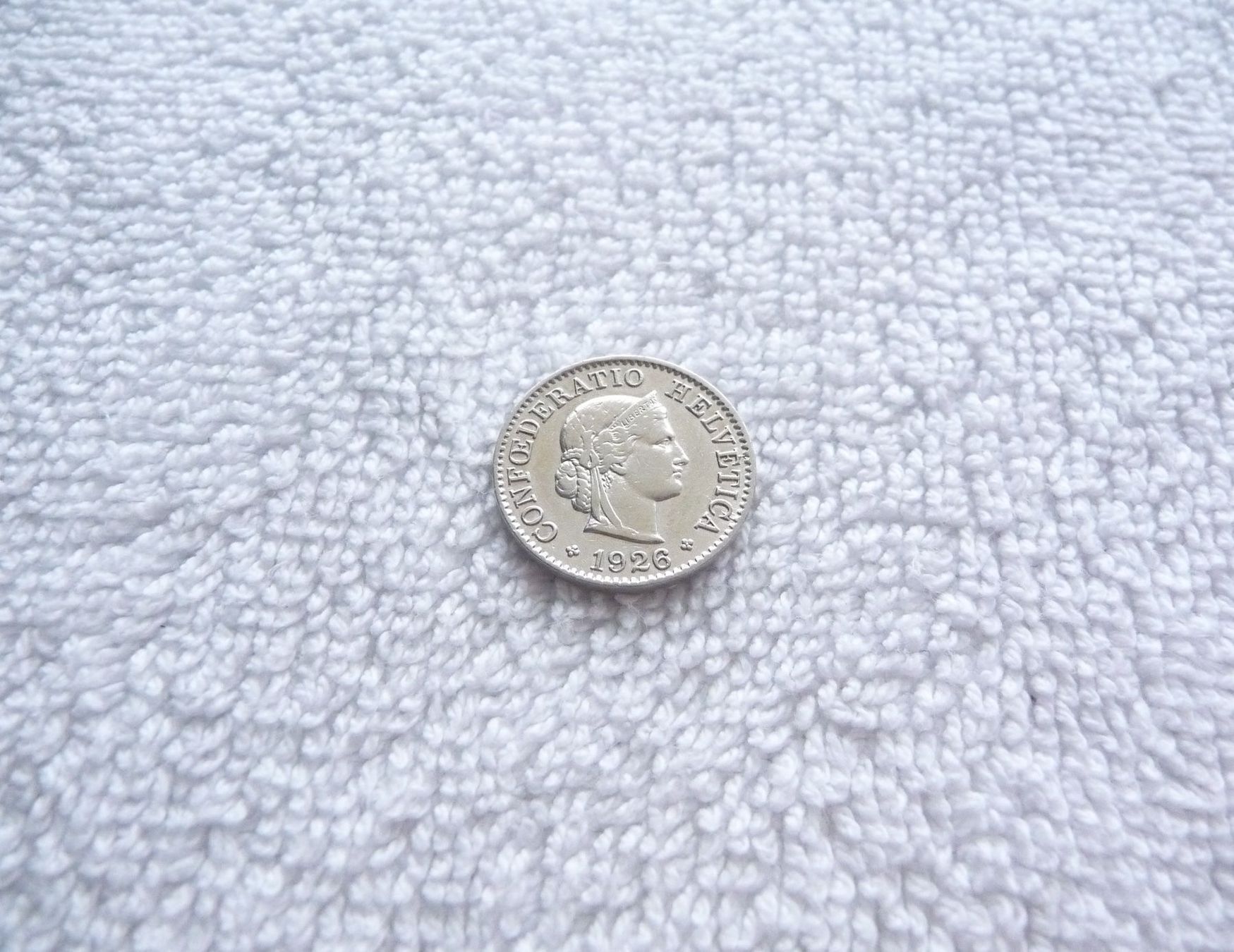 Tutti le monete: 5 centimes/rappen 1926 – Usato da Nyon venduto da Ilmi09
