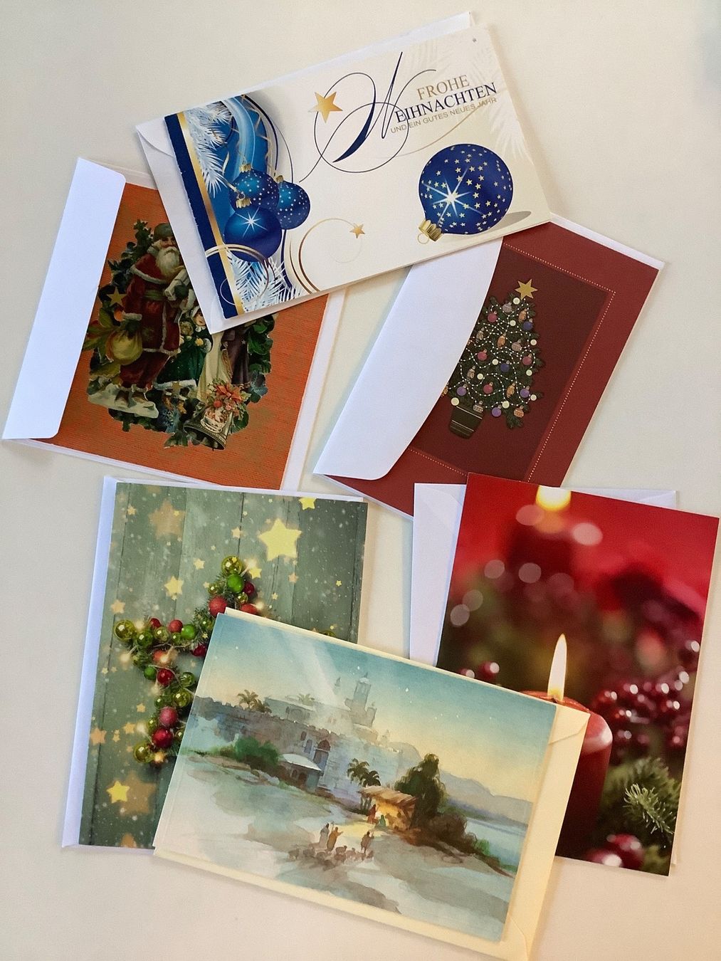Cartes: 6 Weihnachtskarten – D'occasion à Triesen par boston7