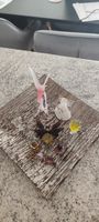 Glas und Keramik Figuren Set