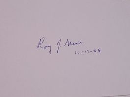 Roy Jay Glauber - Nobelpreis - handsigniert