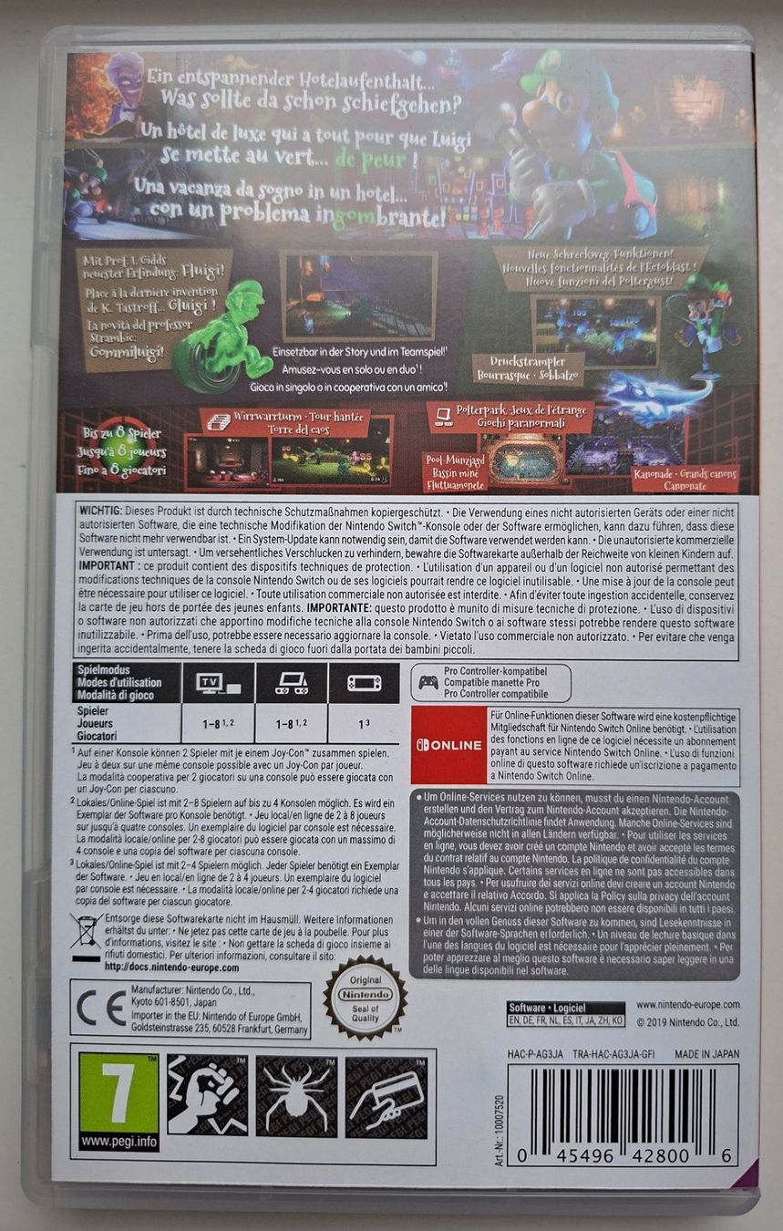 Giochi: Luigi's Mension 3 - Nintendo Switch – Usato da Waldkirch venduto da Cswys 1