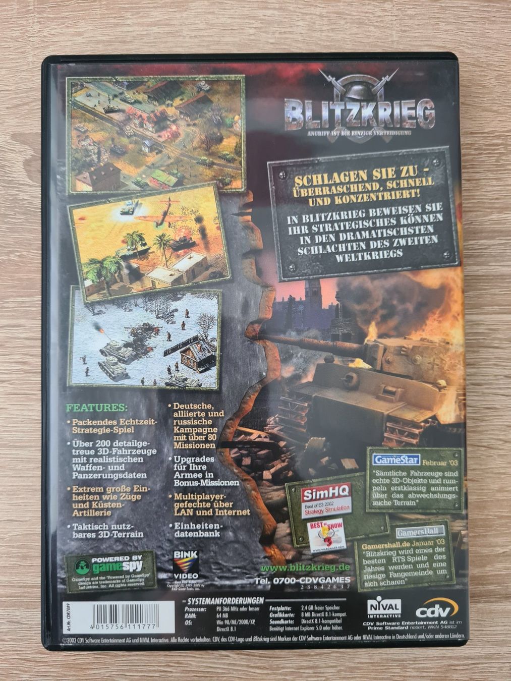 Giochi: Blitzkrieg (German Cover) (2 CD) - PC – Usato da Carouge GE venduto da Gasco 1