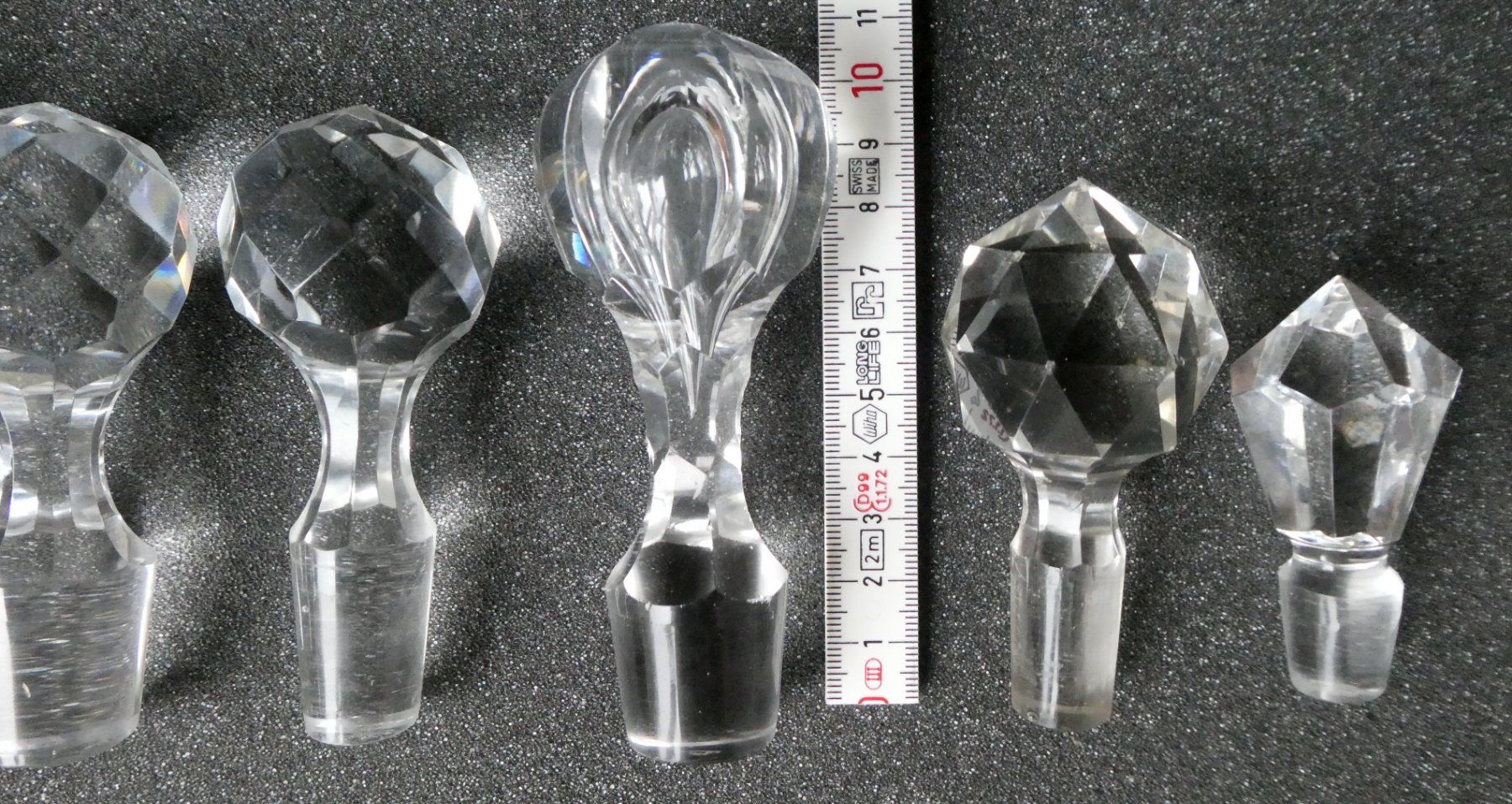 Apribottiglie & Tappi per chiusura: Stöpsel Kristall Glas Karaffenverschluss – Usato da Frauenfeld venduto da ZAZ12 3