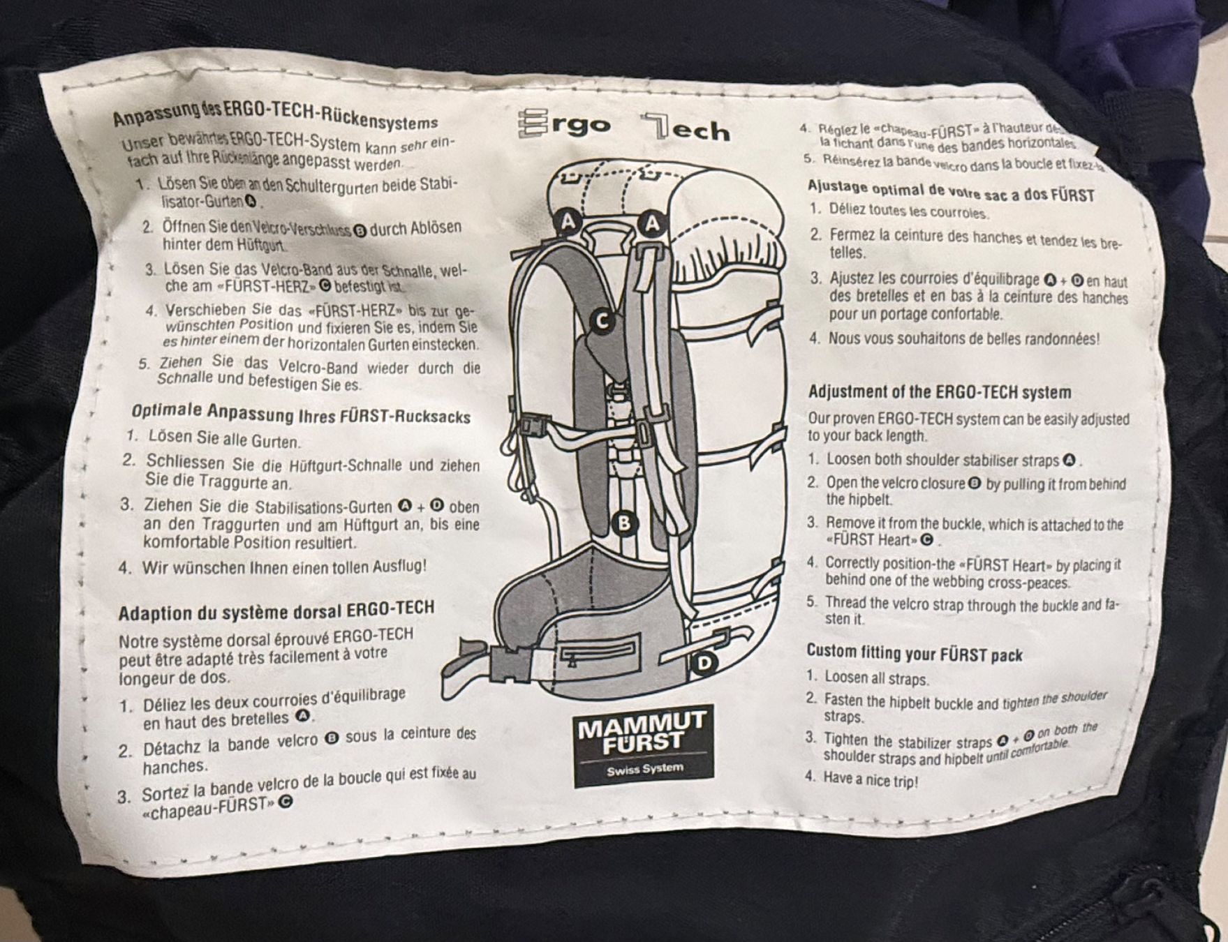 Mammut Zaini: MAMMUT Light 60 Rucksack Vintage – Usato da Contone venduto da Chaos76 9