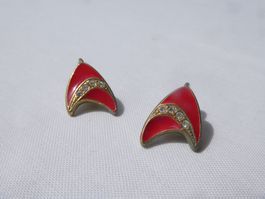 kleine Ohrclips, Vintage, Modeschmuck