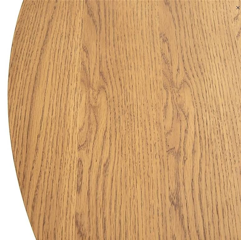 Tavoli: Table à manger, ronde, plaquée chêne – Usato da Blonay venduto da gen_7sbx 2