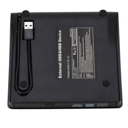 Lettore multimediale & Streamer: Externe DVD CD Laufwerke Brenner USB 3.0 – Nuovo (secondo la descrizione) da Thun venduto da Top32 1