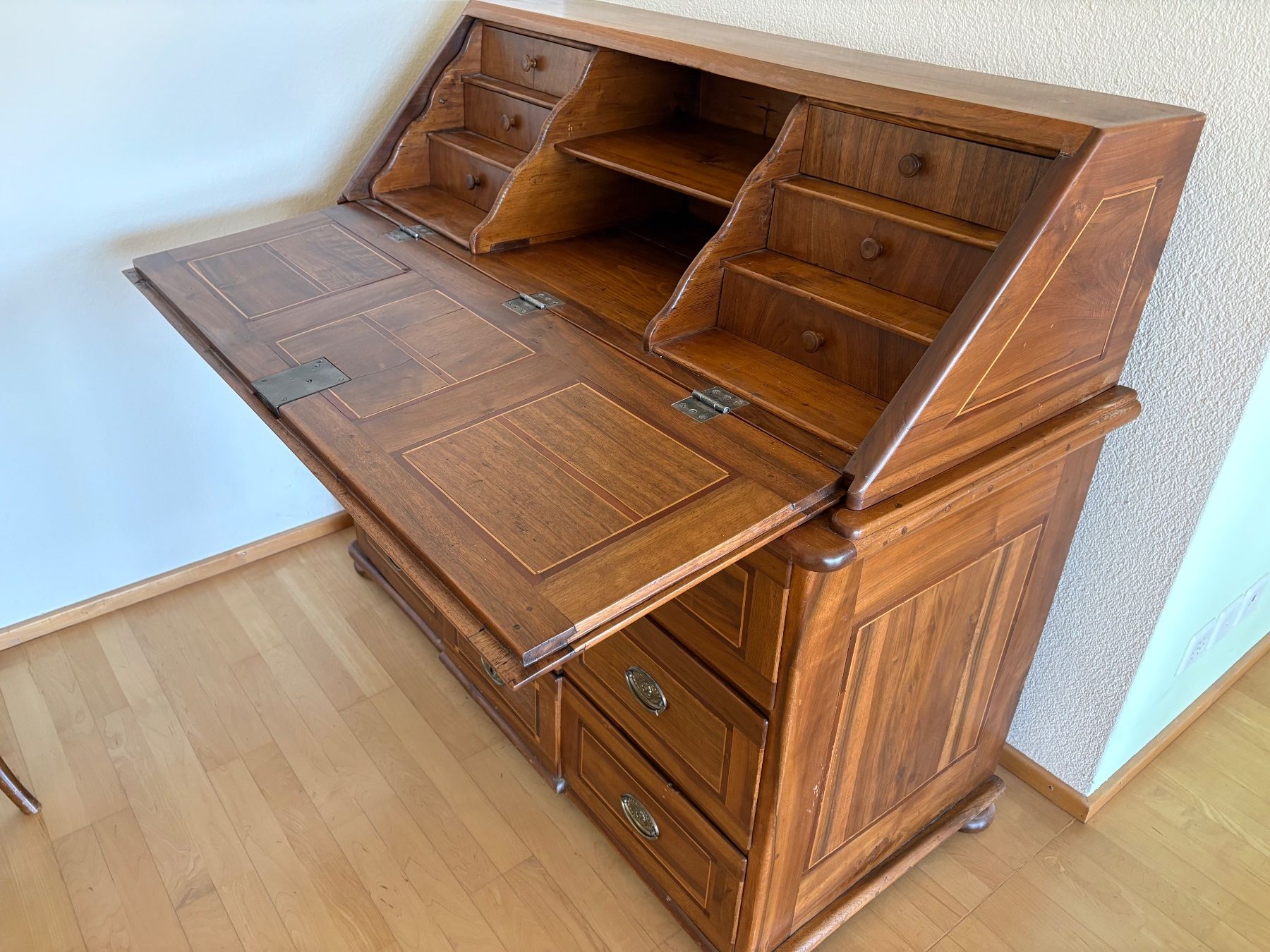 antike Schreibkommode, um 1820, abklappbare Schreibfläche (Gebraucht ...