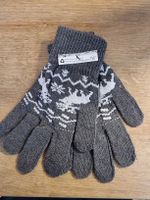Gants d'hiver rennes gris Neufs - Taille Unique! 