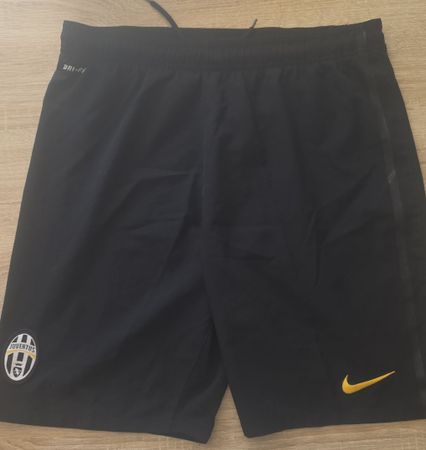 Juventus Nike Sporthose kurz schwarz