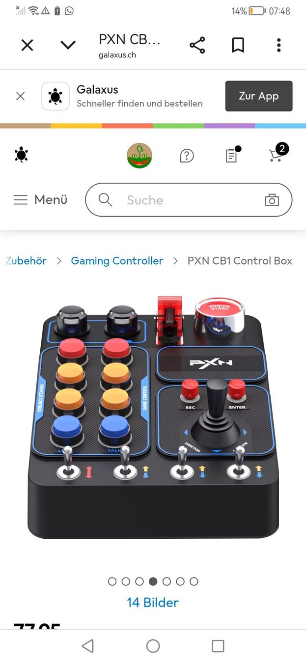 Controller: Simracing PXN BUTTONBOX – Usato da Altnau venduto da playboy 1