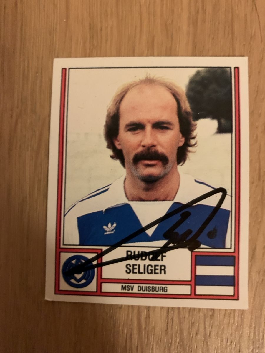 Autografi: 6 Autogramme MSV Duisburg 82/83 Panini Bilder – Usato da Greifensee venduto da Bohne01 3