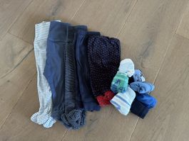 Babyhosenund Söckli Set blau Gr. 56 H&M