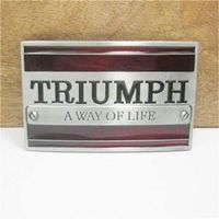 Metall Gürtelschnalle TRIUMPH