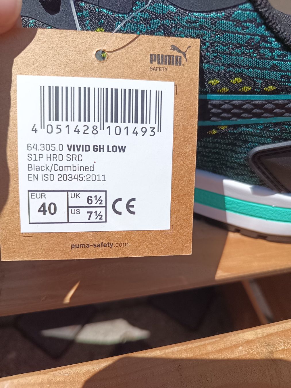 Puma Herrenschuhe: Puma Sicherheitsschuhe 1SP 40 – Neu und originalverpackt aus Oberegg von A-Z.Handel.Loehrer 6