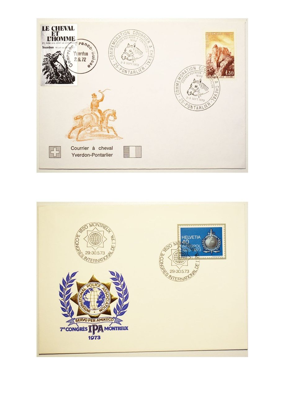 Enveloppes & pochettes d'envoi: Philatelie enveloopes commémoratives – D'occasion à Petit-Lancy par Pimose 3