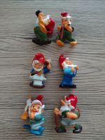 Sammlerfiguren von Zwergen aus den Ferrero Kinder-Ü Ei 1990