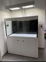 Aquarium mit Unterschrank und Beleuchtung weiss guter Zustan