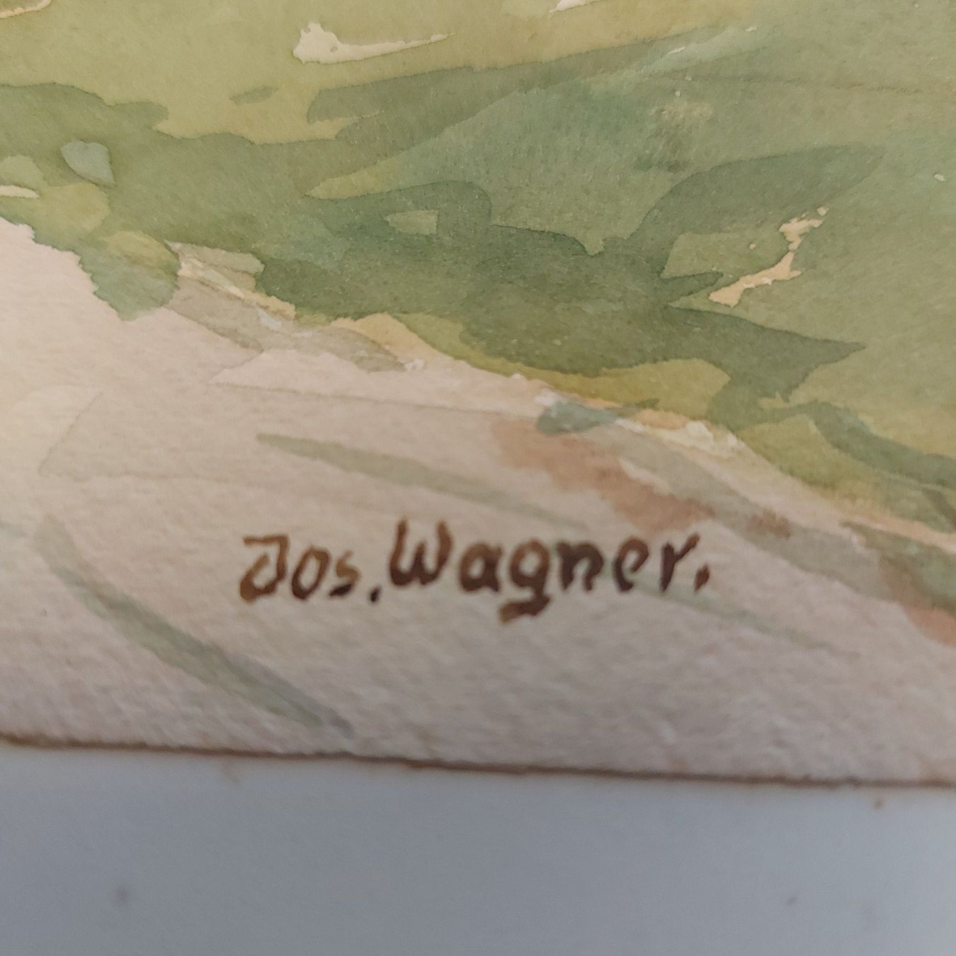 Dipinti: Altes Bild von Josef Wagner      B.B10* – Usato da Grenchen venduto da swiss.antiques 3