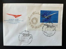 Enveloppe commémorative Tupolev TU 144