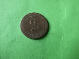 Dt. Reich 1875 C, 2 Pfennig