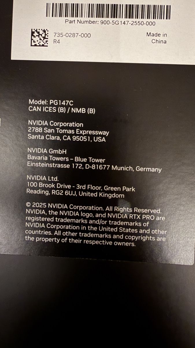 Nvidia Schede grafiche: Nvidia RTX Pro 4500 Blackwell GPU Fabrikneu – Nuovo e nell'imballaggio originale da Emmenbrücke venduto da denola 3