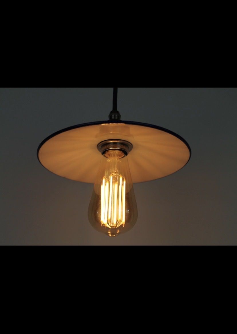 Lampade: 6STK.  EMAILLE STALL LAMPE WE – Nuovo (secondo la descrizione) da Oberhofen Thun'see venduto da sch_56t5