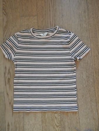 H&M T-Shirt gestreift, Gr. 158/164