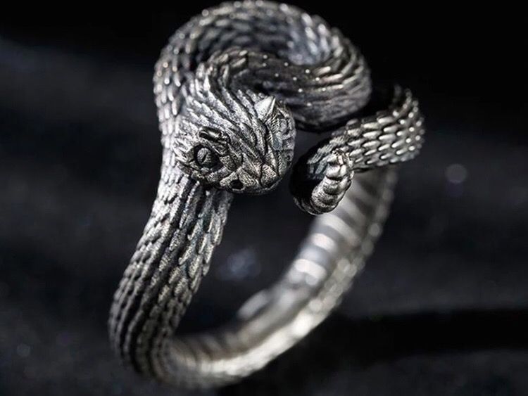 Ringe: Ring mit Schlange (One Size) / Nr. 28 – Neu (gemäss Beschreibung) aus Gams von Mariawicca 1