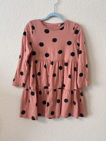 Robe à pois Manor Kids, taille 110, 5 ans, coton bio!