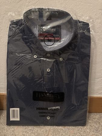 HANBURY Herren Hemd, Gr. 48, Neu
