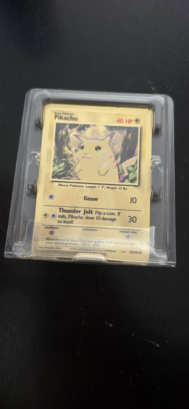 Pokémon Sammelbilder & Trading cards: Pikachu Celebrations metal card, unopened  – Neu und originalverpackt aus Oberentfelden von kerea2001