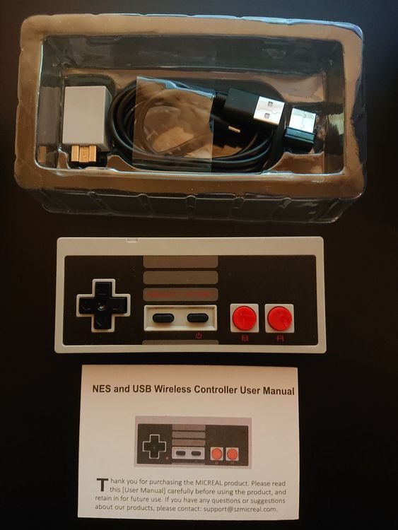 NEU - Wireless Controller für NES Classic Mini USB Gamepad (Neu und ...