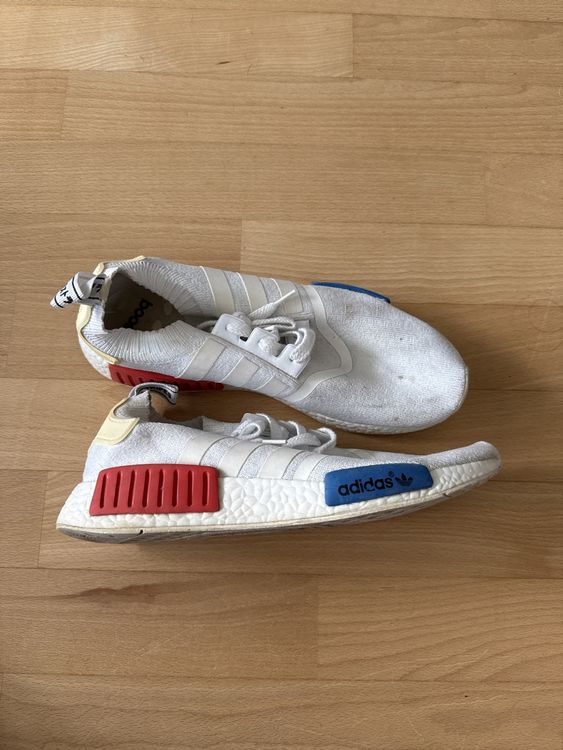 Adidas NMD R1 Primeknit Weiss, Grösse 43 Sneaker Sale