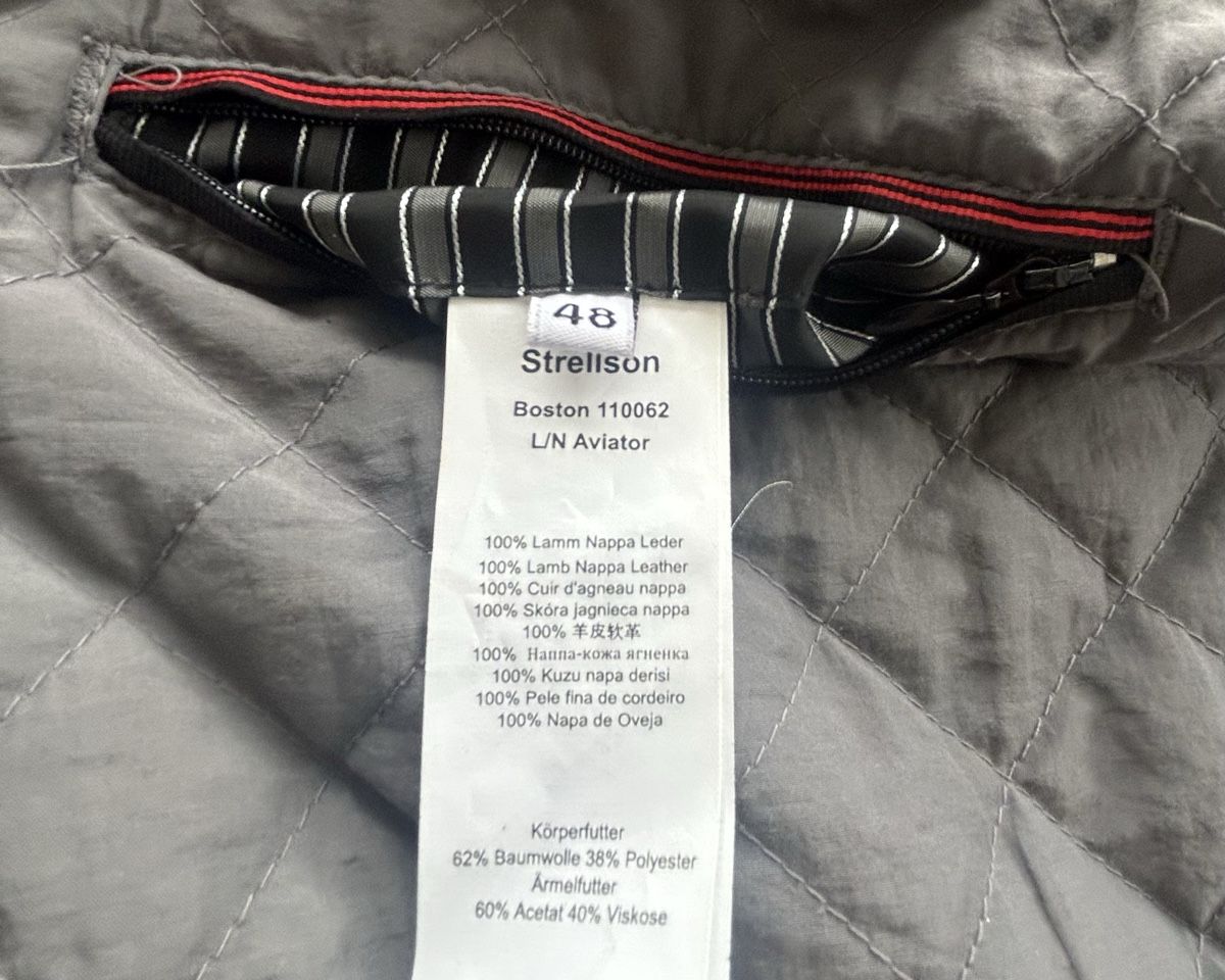 Strellson Giacche: Strellson Lederjacke – Grösse 48 – Usato da Berg TG venduto da Sunbeam_ 3