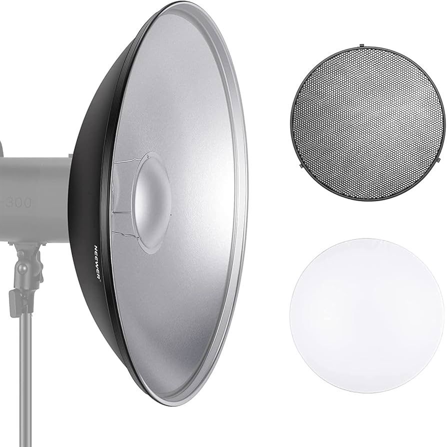 Flash: Neewer Photo Studio Strobe Flash Light Reflector Beauty Dish – Usato da Goldau venduto da Kseniya123