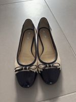 Damen Ballerinas Geox beige schwarz Grösse 38 getragen