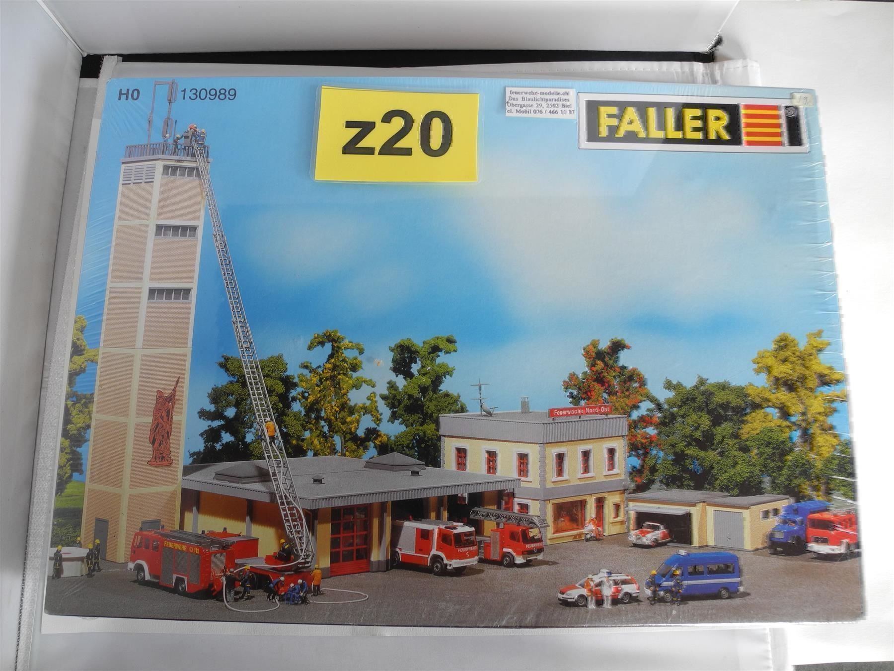 Faller Modellini di ferrovie: Faller 130989 Feuerwache, Nr. z20 – Nuovo e nell'imballaggio originale da Kottwil venduto da Crazyrolf