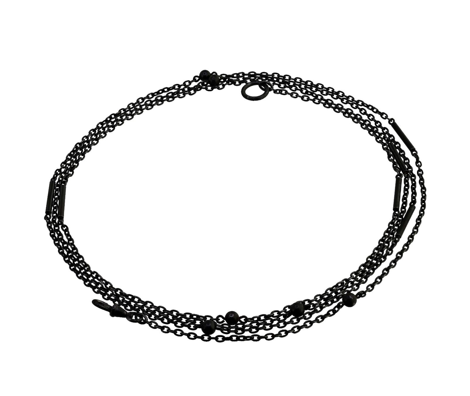 Sonstiges Uhren Zubehör: Eiserne Sautoir-Kette oder Uhrenkette – Gebraucht aus Zürich von Vintage-Jewellery