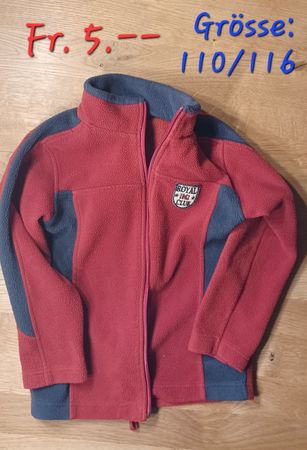 Kinder Fleecejacke / Faserpelz, Grösse: 110/116