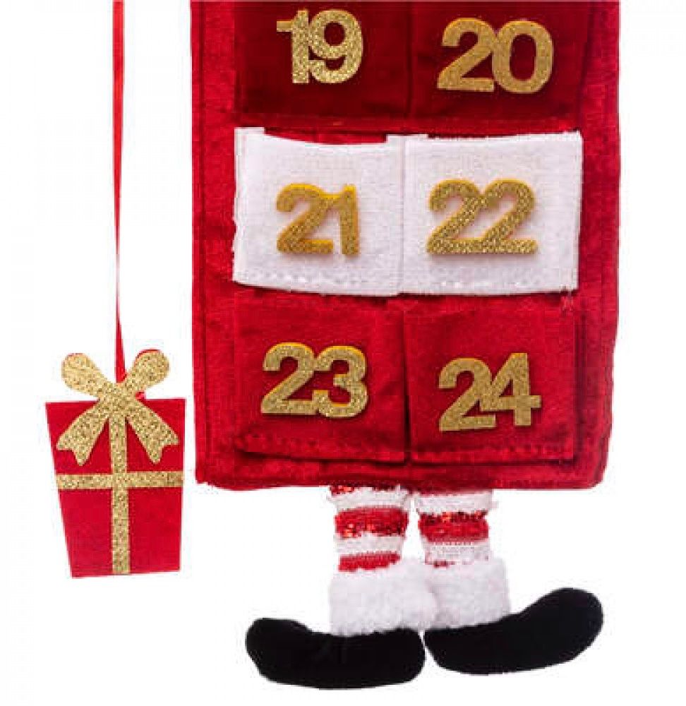 Kalender: Adventskalender Weihnachtsmann 90cm hoch – Neu und originalverpackt aus Basel von Seifehuesli 1