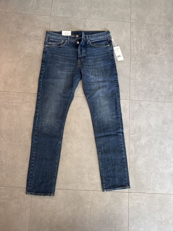 H&M Jeans: H&M Jeans, Slim Straight, Herren, neu mit Etikett, Grösse 34 – Nuovo e nell'imballaggio originale da Elsau venduto da shoppa