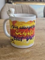 Diddl Sammeltasse - Keramik mit 3D-Figur - 1990