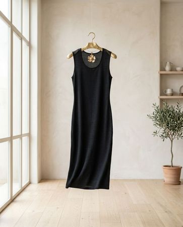 Gerry Weber rassiges Kleid schwarz Grösse 38