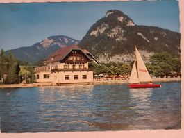 Alte Ansichtskarte Fuschl am See, Strandhotel Seerose 1969