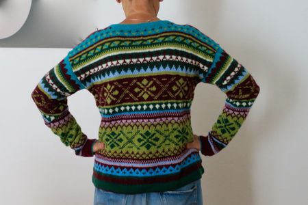Handgestrickter Pullover