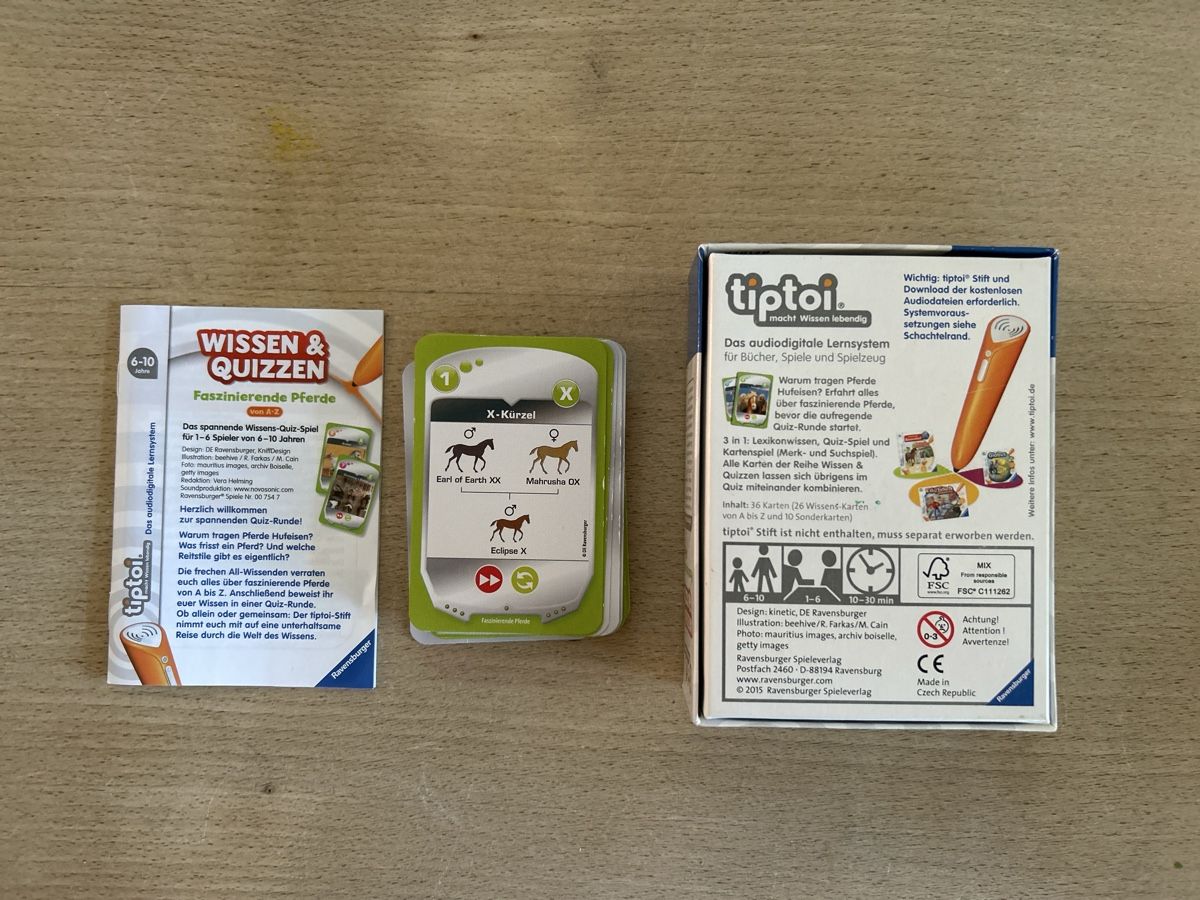 Tiptoi Jeux: Tiptoi Faszinierende Pferde – D'occasion à Bern par kuhnsi 1